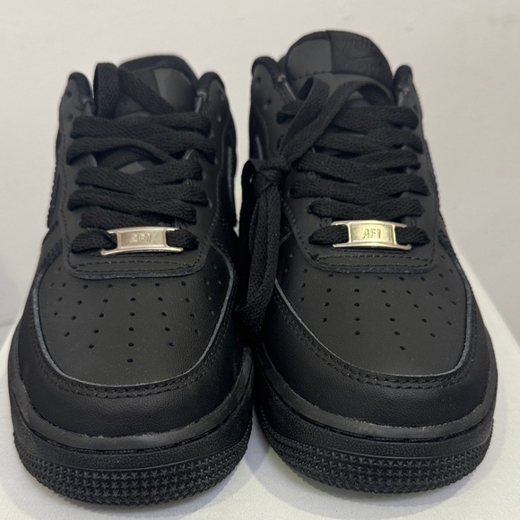 Kids Black Low-Top Sneakers - Comfortable Everyday Shoes - Picture 2 of 9